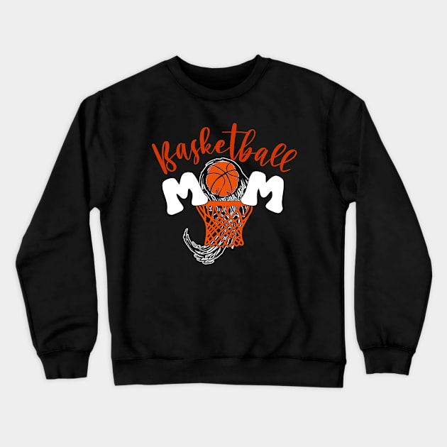 Basketball Mom Crewneck Sweatshirt by Hensen V parkes